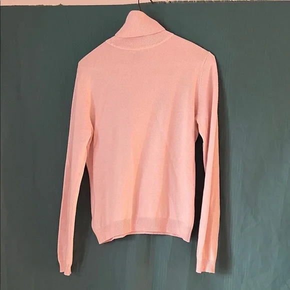 Ralph Lauren ladies Pink Turtleneck Sweater - Picture 3 of 4